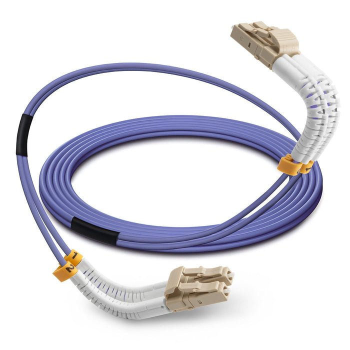 EAN 5715063505960 - Lanview LVO2318005-FLEX Cable de fibra óptica e InfiniBand 0,5 m LC LC/LC Púrpura imagen 4