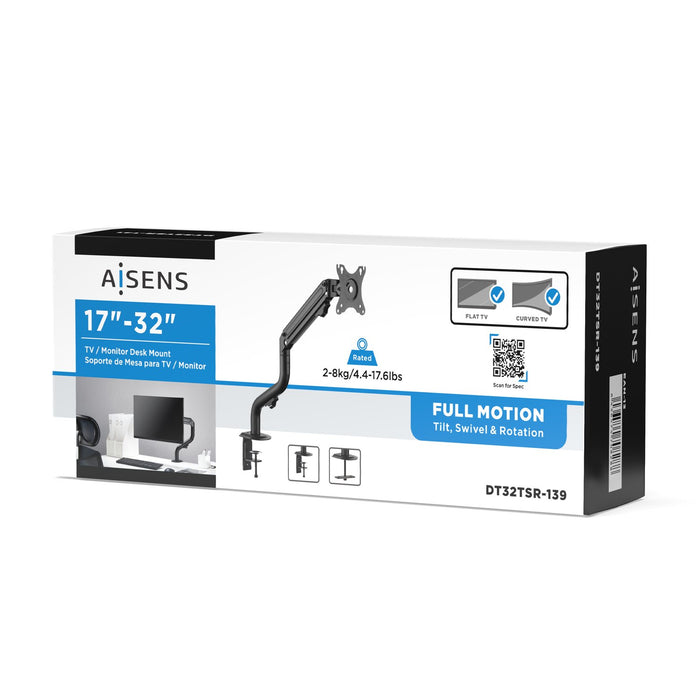EAN 8436574708288 - AISENS DT32TSR-139 soporte para monitor 81,3 cm (32") Escritorio imagen 6