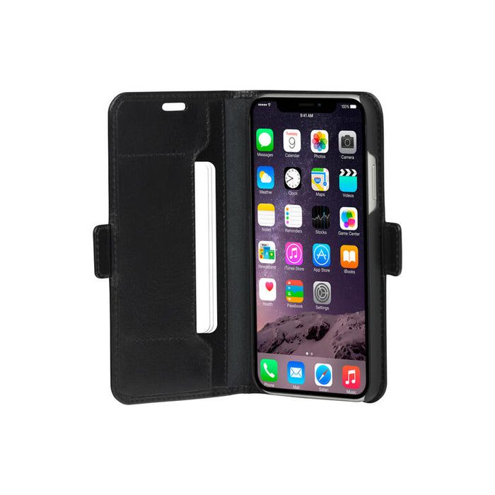 Dbramante1928 Copenhagen Slim Funda Con Tapa Para Teléfono Móvil Cuero De Grano Entero Negro Para Apple Iphone 11