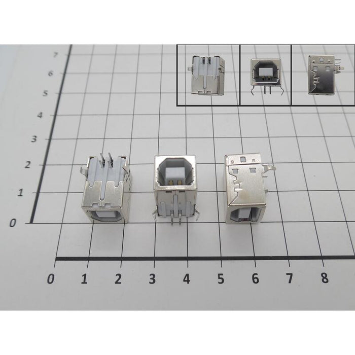 Dc Jack Para Mother, 4 Pin, 90 Degrees Bent Feet, Clavijas Rectas Tipo Insertado (Printer ) B Usb Socket