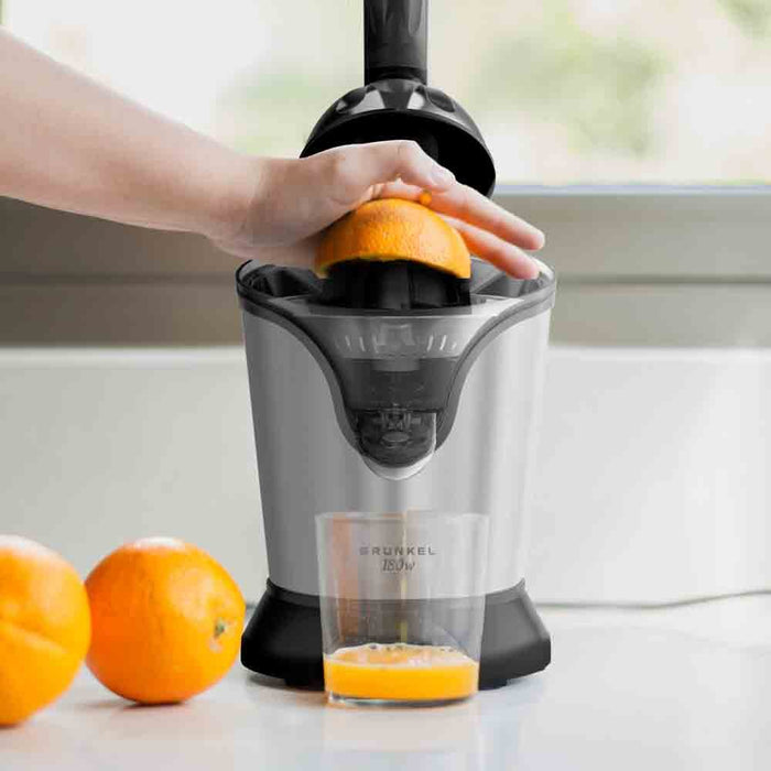 EAN 8426156015675 - Grunkel XP-200PAD exprimidor Licuadora centrífuga 180 W Negro, Acero inoxidable imagen 3