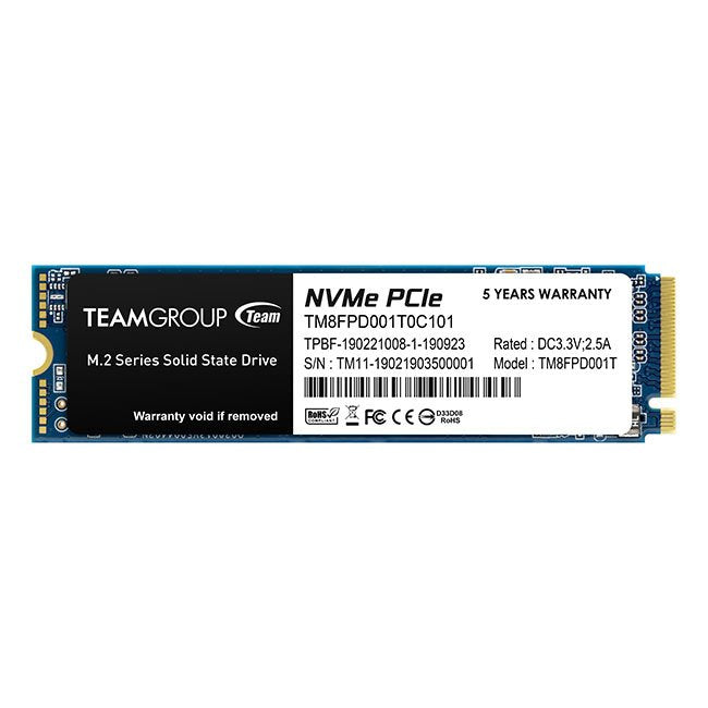 EAN 0765441052437 - Team Group MP33 PRO 1 TB M.2 PCI Express 3.0 NVMe 3D NAND imagen 1