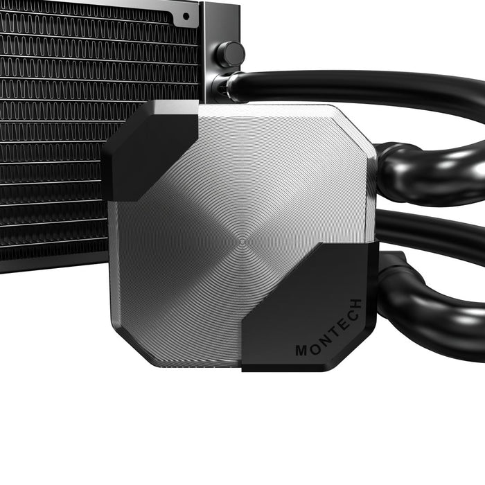 EAN 4710562745399 - Montech HyperFlow Silent 240 Procesador Sistema de refrigeración líquida todo en uno 12 cm Negro 1 pieza( imagen 3