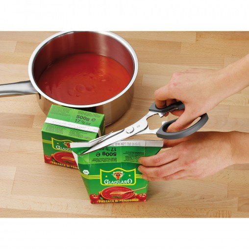 EAN 4000530605085 - WMF 1883216030 tabla de cocina para cortar Negro, Acero inoxidable imagen 3