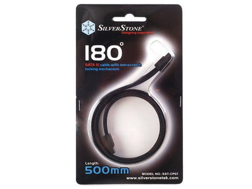 EAN 4710713967991 - Silverstone CP07 cable de SATA 0,5 m Negro imagen 2