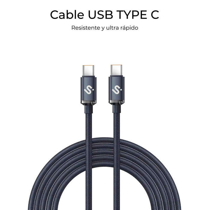 EAN 8436586743543 - SUBBLIM SUBCAB-C06002 cable USB USB 2.0 USB C Negro imagen 4