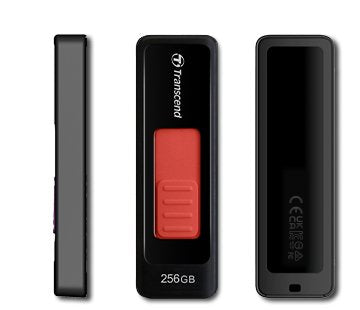 EAN 0760557867159 - Transcend JetFlash 760 unidad flash USB 256 GB USB tipo A 3.2 Gen 1 (3.1 Gen 1) Negro, Rojo imagen 3