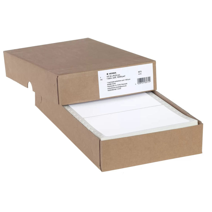 EAN 4008705080729 - HERMA 8072 etiqueta de impresora Blanco Etiqueta para impresora autoadhesiva imagen 1