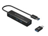 EAN 4015867225547 - Conceptronic HUBBIES06B hub de interfaz USB 3.2 Gen 1 (3.1 Gen 1) Type-A 5000 Mbit/s Negro imagen 1