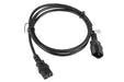 EAN 5901969409833 - Lanberg CA-C13E-11CC-0018-BK cable de transmisión Negro 1,8 m C13 acoplador C14 acoplador imagen 3