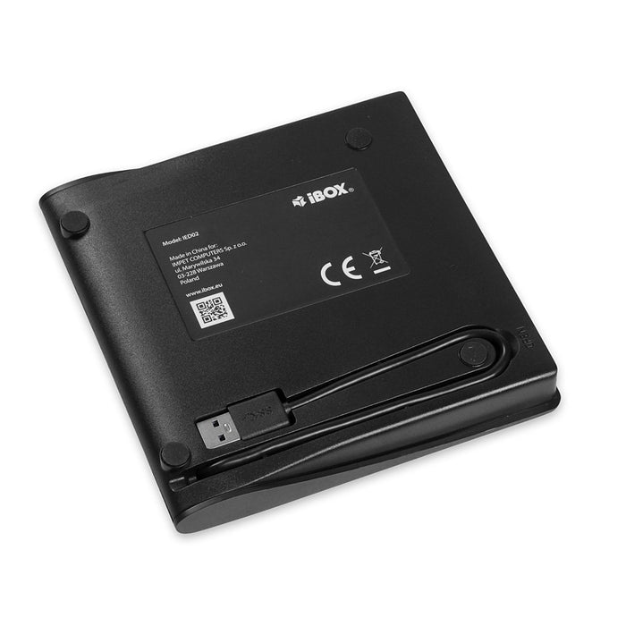 EAN 5903968680237 - iBox IED02 unidad de disco óptico DVD-ROM Negro imagen 4
