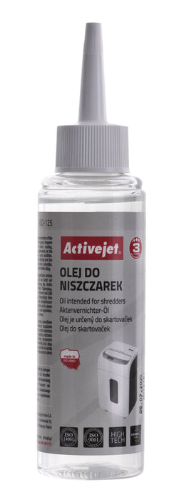 EAN 5901443120681 - Activejet ASO-125 oil for shredders 125ml imagen 1