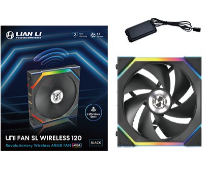EAN 4718466016690 - Lian Li UNI FAN SL Wireless 120 Carcasa del ordenador Ventilador 12 cm Negro 1 pieza(s) imagen 1