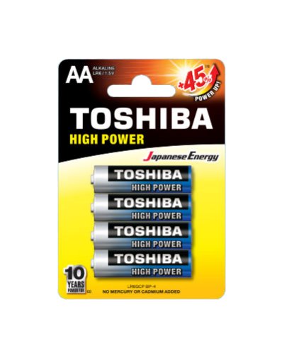 EAN 4904530592546 - Toshiba LR6GCP BP-4 pila doméstica Batería de un solo uso AA Alcalino imagen 1