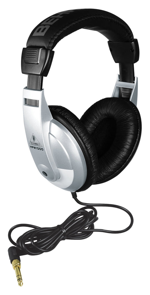 EAN 4033653150019 - Behringer HPM1000 auricular y casco Auriculares Alámbrico Música Negro, Plata imagen 1