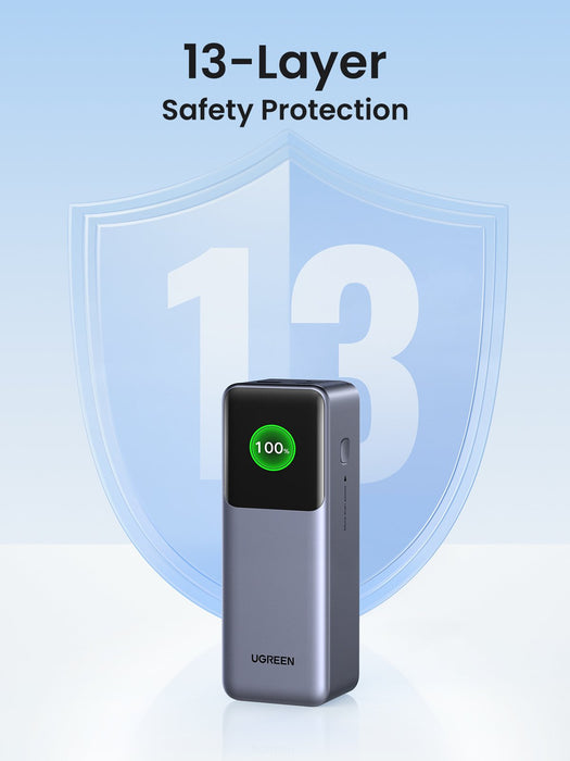 EAN 6941876242931 - Ugreen 25000mAh 200W Fast Charging Powerbank Gris imagen 8