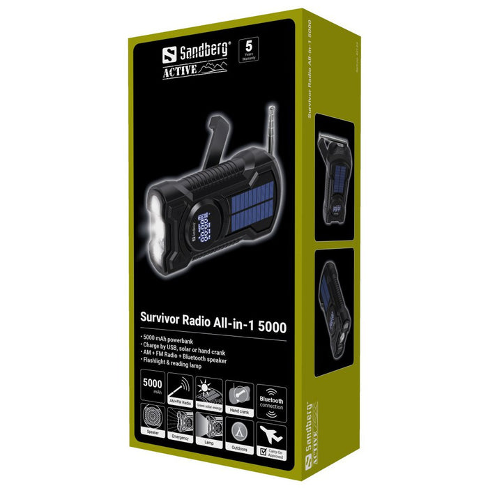 EAN 5705730421037 - Sandberg 421-03 radio Portátil Negro imagen 10