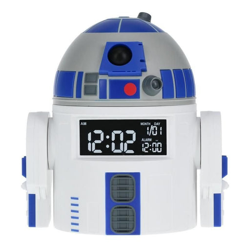 EAN 5056577710588 - Paladone R2D2 Reloj despertador digital Azul, Blanco imagen 1