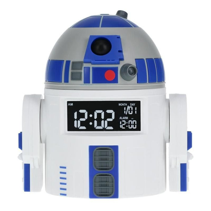 EAN 5056577710588 - Paladone R2D2 Reloj despertador digital Azul, Blanco imagen 1