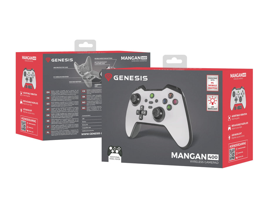 EAN 5901969443745 - GENESIS Mangan 400 Blanco Bluetooth Gamepad Analógico/Digital Android, MAC, Nintendo Switch, PC, iOS imagen 15