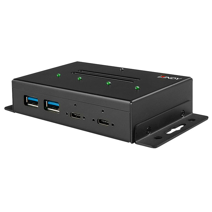 EAN 4002888430944 - Lindy 43094 hub de interfaz USB 3.2 Gen 2 (3.1 Gen 2) Type-C 10000 Mbit/s Negro imagen 3