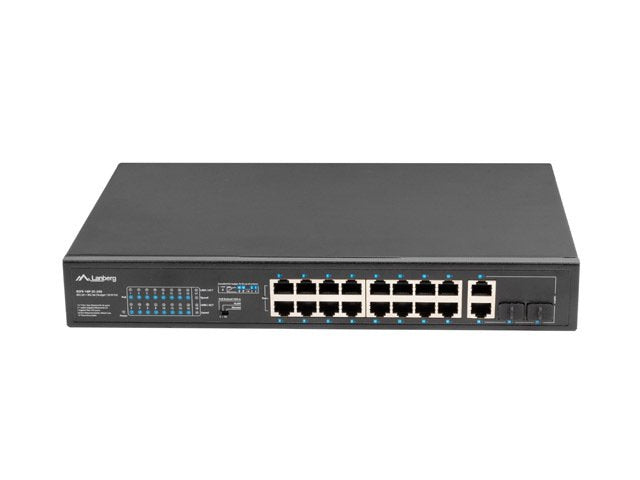EAN 5901969429305 - Lanberg RSFE-16P-2C-250 switch No administrado Gigabit Ethernet (10/100/1000) Energía sobre Ethernet (PoE imagen 1