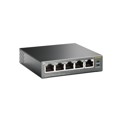 EAN 6935364083212 - TP-Link TL-SG1005P No administrado Gigabit Ethernet (10/100/1000) Energía sobre Ethernet (PoE) Negro imagen 2