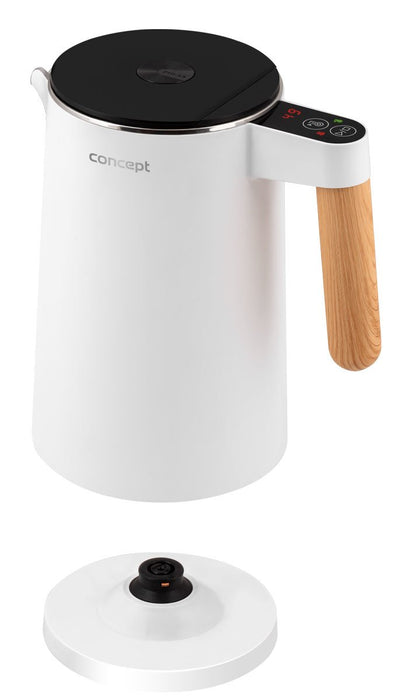 EAN 8595631010402 - Concept RK3300 tetera eléctrica 1,5 L 2200 W Blanco imagen 2