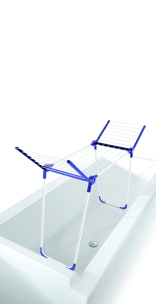 EAN 4006501817204 - Leifheit Pegasus 120 Solid Compact Tendedero de suelo Azul, Blanco imagen 2