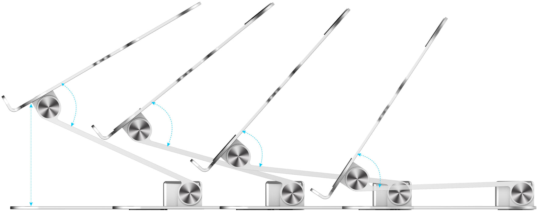 EAN 6940056123619 - Rapoo UCS-5001 Soporte para ordenador portátil Plata imagen 2