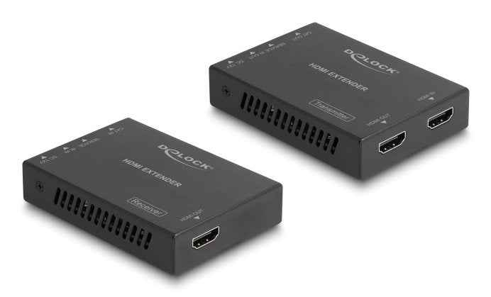 EAN 4043619659555 - DeLOCK 65955 extensor audio/video Transmisor y receptor de señales AV Negro imagen 1
