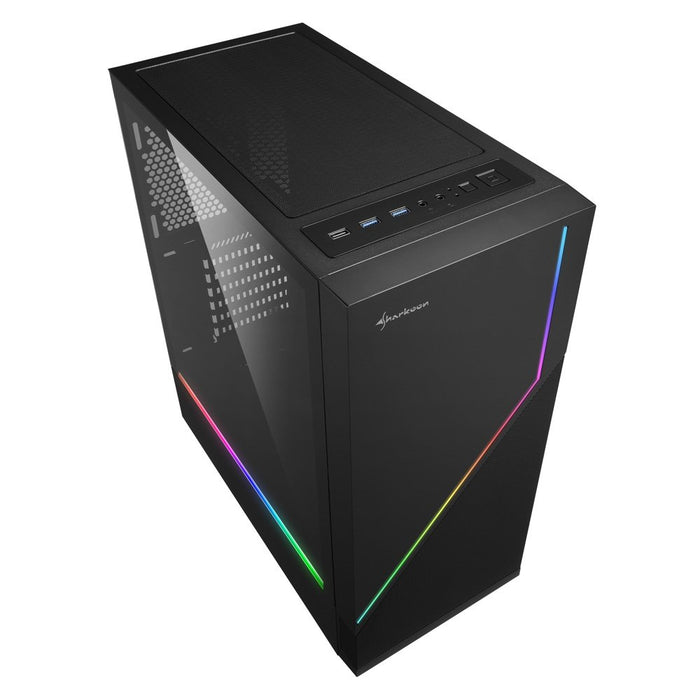 EAN 4044951028146 - Sharkoon RGB FLOW Midi Tower Negro imagen 3