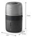 EAN 8720389058837 - Philips 5000 series HU5710/03 humidificador Ultrasónica 4,5 L Plata 14,1 W imagen 10