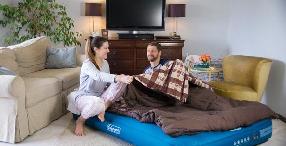 EAN 3138522099640 - Coleman 2000031638 colchón hinchable Colchón doble Azul imagen 8