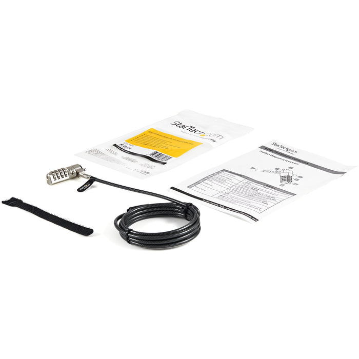 EAN 0065030880862 - StarTech.com LTLOCK4D cable antirrobo Negro, Plata 2 m imagen 4
