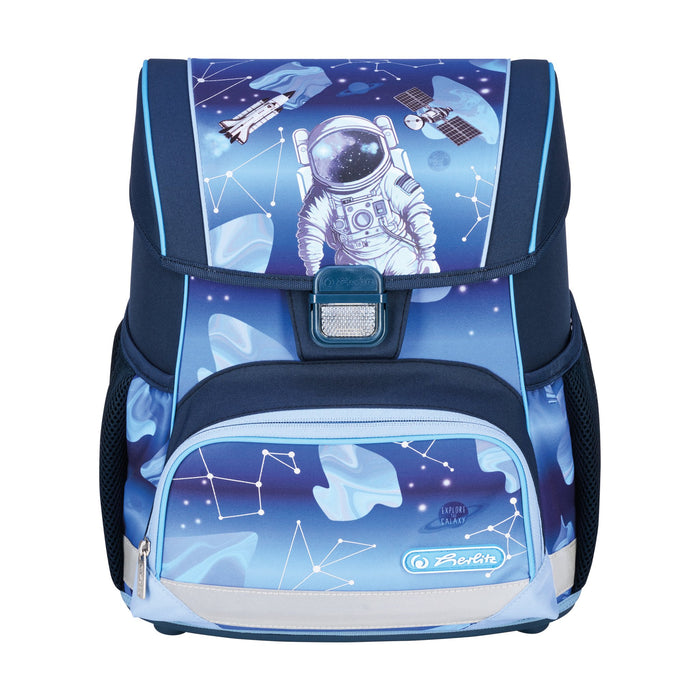 EAN 4008110397122 - Herlitz Loop Plus Cosmic Explorer juego de mochila escolar Niño Poliéster Azul, Azul oscuro imagen 2