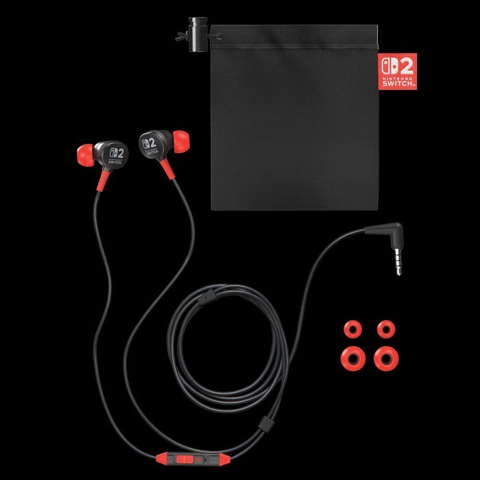 EAN 617885154317 - PowerA Wired Earbuds for Nintendo Switch 2 Auriculares Alámbrico Dentro de oído Juego Negro, Rojo imagen 7