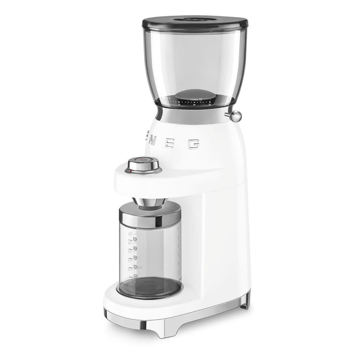 EAN 8017709283049 - Smeg CGF01WHEU molinillo de café 150 W Blanco imagen 5
