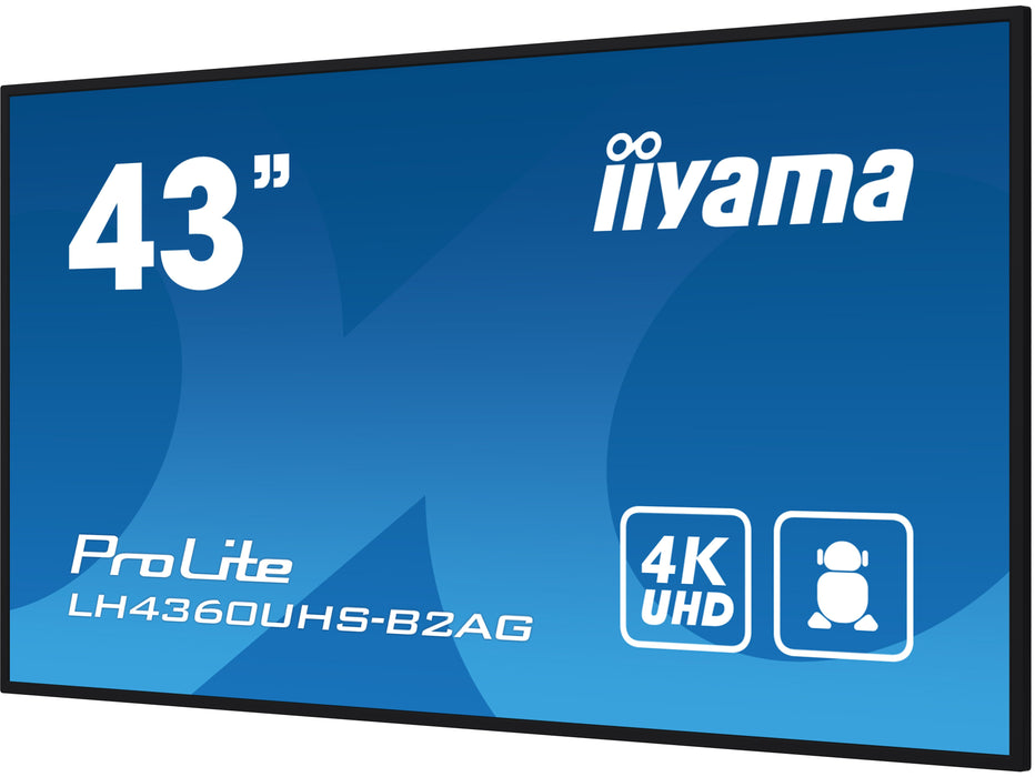 EAN 4948570124442 - iiyama LH4360UHS-B2AG pantalla de señalización Pizarra de caballete digital 108 cm (42.5") LED Wifi 500 c imagen 6