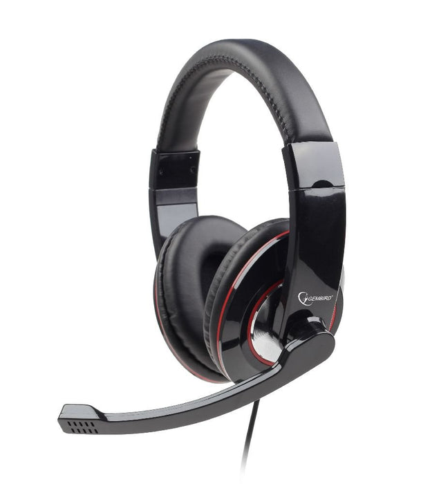 EAN 8716309077248 - Gembird MHS-U-001 auricular y casco Auriculares Alámbrico Diadema Llamadas/Música Negro imagen 1
