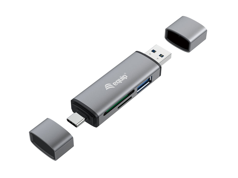 EAN 4015867227237 - Equip 245460 lector de tarjeta USB 3.2 Gen 1 (3.1 Gen 1) Type-A/Type-C Gris imagen 1