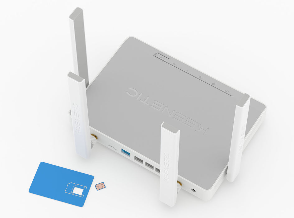 EAN 4897082921622 - Keenetic Hero 4G+ (KN-2311) router inalámbrico Gigabit Ethernet Doble banda (2,4 GHz / 5 GHz) Gris, Blanc imagen 11