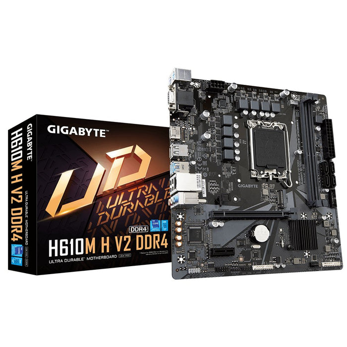 EAN 4719331851743 - GIGABYTE H610M H V2 DDR4 placa base Intel H610 Express LGA 1700 micro ATX imagen 1