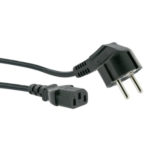 EAN 4004005504750 - Schwaiger Schuko/C13 M/F 1.8m Negro 1,8 m Enchufe tipo F C13 acoplador imagen 2