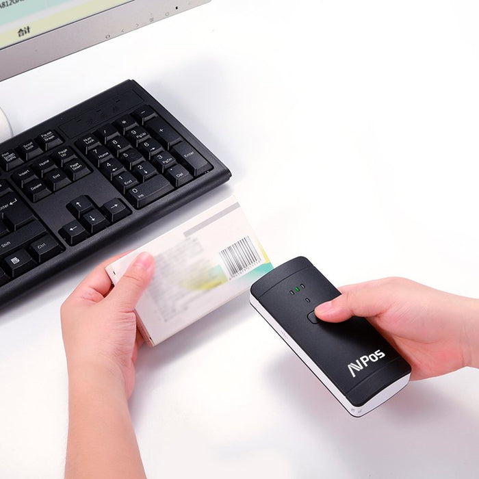 EAN 7427244626484 - AVPos AVP-BP200-2D lector de código de barras Lector de códigos de barras manos libres 1D/2D CMOS Negro,  imagen 8