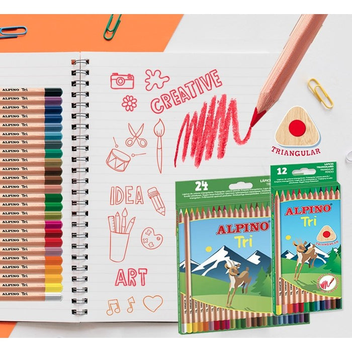EAN 8413240443254 - Alpino AL000128 lápiz de color Multicolor 12 pieza(s) imagen 3