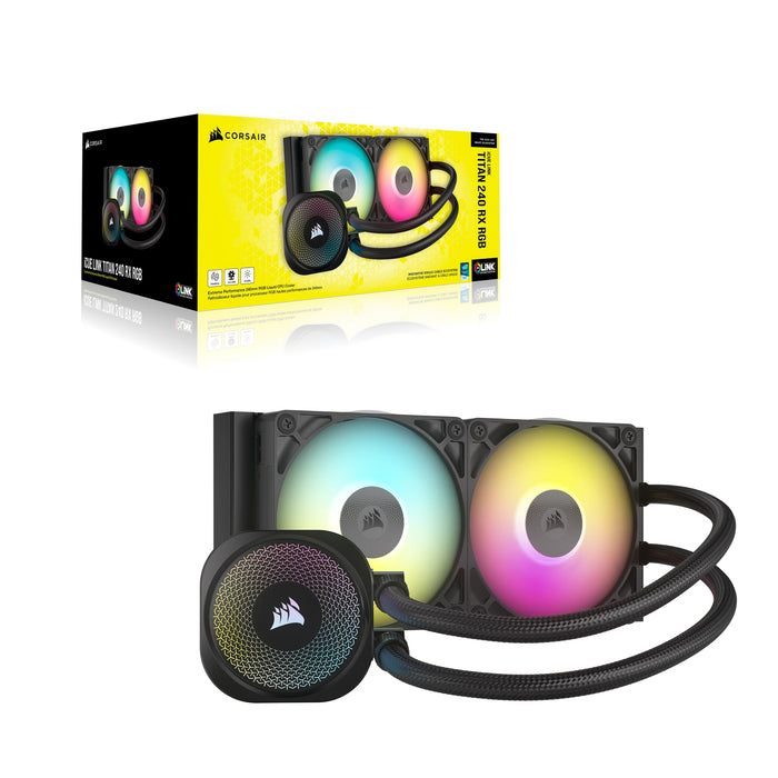 EAN 0840006685418 - Corsair iCUE LINK TITAN RX RGB Procesador Sistema de refrigeración líquida todo en uno 12 cm Negro 1 piez imagen 6
