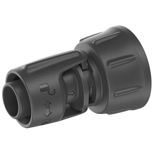 EAN 4078500058896 - Gardena 13222-20 accesorio para manguera Conector para grifo Plástico Negro 1 pieza(s) imagen 1