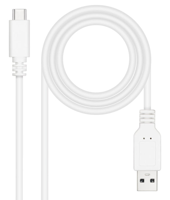 EAN 8433281014732 - Nanocable 10.01.2101-W cable USB USB 2.0 USB C USB A imagen 1