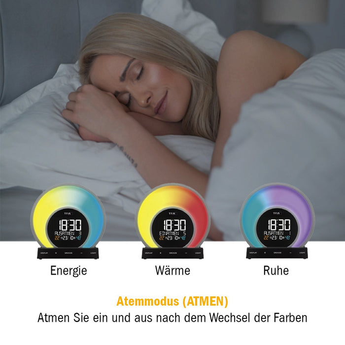 EAN 4009816034564 - TFA-Dostmann Soluna Reloj despertador analógico Negro, Transparente imagen 13